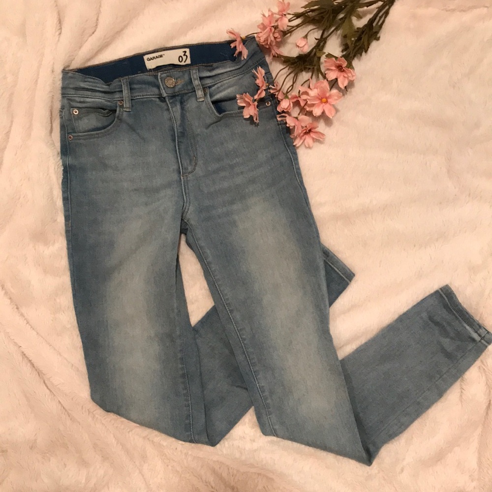 2 for $40 Garage High Rise Light Wash Jeans